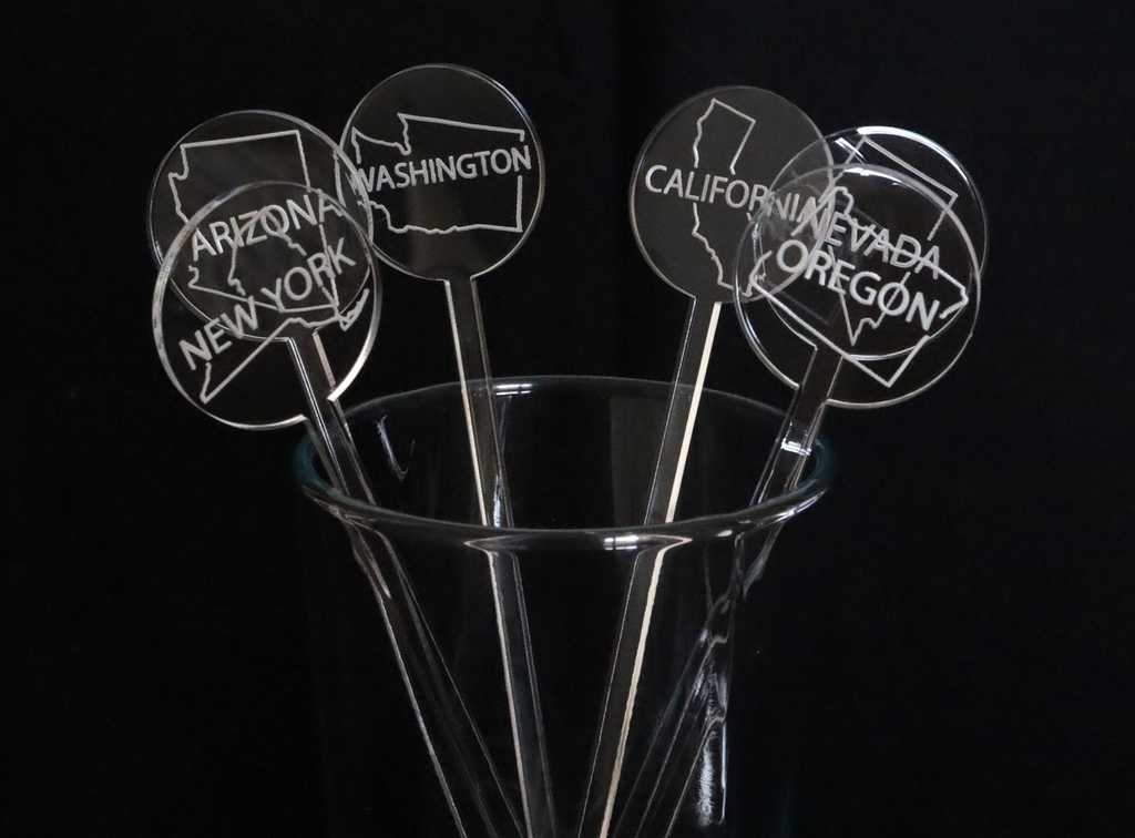 Touillettes personnalisées (x5)