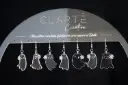 Boucles d'oreilles fantômes acrylique