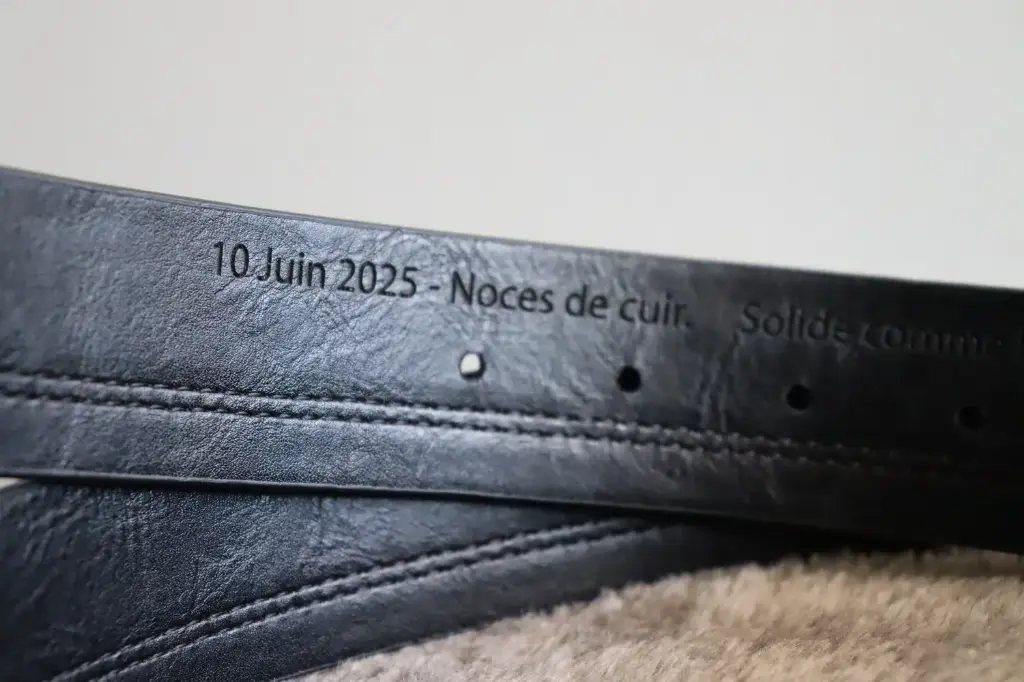 Gravure personnalisée sur cuir