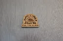 Magnet logo en bois
