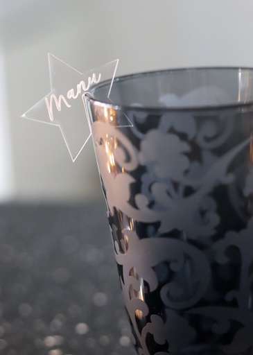 Marque verre plexi personnalisé