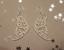Boucles d'oreilles papillons acrylique