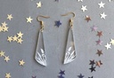Boucles d'oreilles roseaux plexi