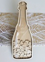Livre d'or "Champagne" en bois & acrylique