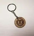 Porte-clé Tiki personnalisé en bois