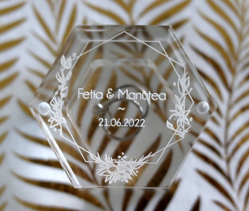 [BAPLHE001] Boite à alliances hexagonale personnalisée